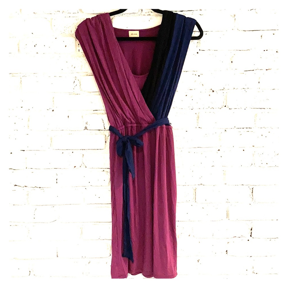 Ella Moss Blouson Sheath Color Block Dress